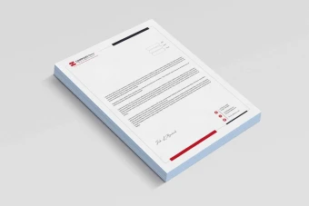 طرح لایه باز سربرگ اداری/تجاری/شرکتی با فرمتpsdدر فتوشاپ