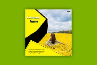 قالب پست اینستاگرام