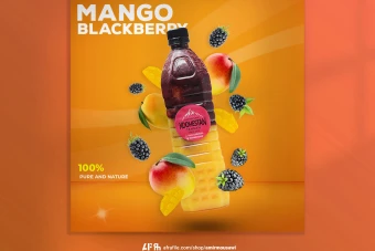 دانلود فایل لایه باز پوستر آبمیوه