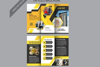 دانلود یک طرح لایه باز بروشور تبلیغاتی شرکتی و تجاری  شماره 54