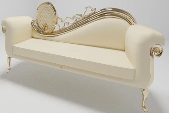مبل راحتی سه بعدی