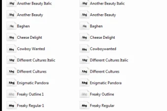 پکیج فونت های انگلیسی پرمیوم(105عددی)