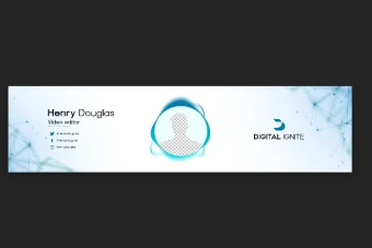 بنر لایه باز معرفی شخص