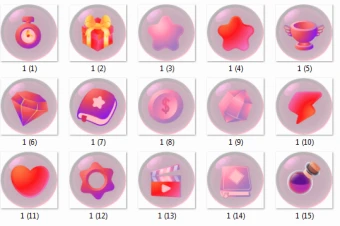 آیکون کاور هایلایت اینستاگرام بنفش