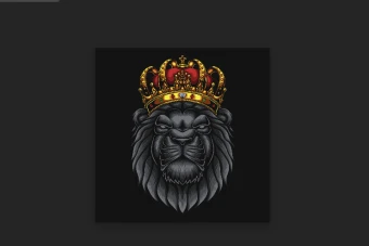 وکتور لایه باز با طرح شیر