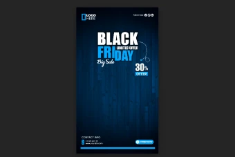 پوستر لایه باز بلک فرایدی(Black Friday)