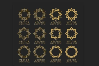 مجموعه وکتورهای ماندالا مذهبی(لایه باز)