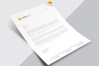 فایل لایه باز سربرگ اداری، شرکتی و تجاری