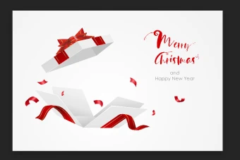 وکتور لایه باز جعبه کادو