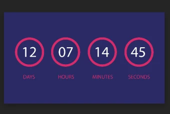 وکتور لایه باز شمارش معکوس