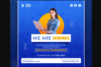 پوستر لایه باز اطلاع رسانی جذب نیرو