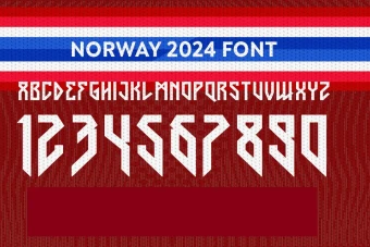 فونت تیم ملی نروژ 2024