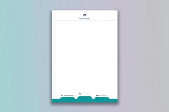 دانلود طرح لایه باز سربرگ اداری، شرکتی و تجاری