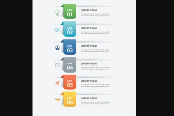 اینفوگرافیک لایه باز پرمیوم