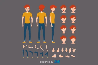 پک جذاب کارکتر رویال