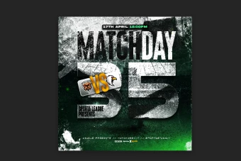 پوستر لایه باز حرفه ای اطلاع رسانی مسابقه ورزشی