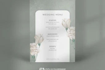 دانلود فایل لایه باز کارت پستال سبز