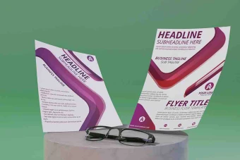 موکاپ پوستر a4