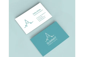 کارت ویزیت طرح پزشکی لایه باز