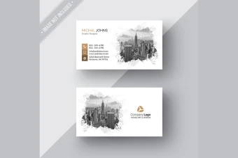 کارت ویزیت مشاور املاک سفید