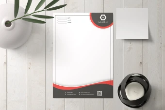 سربرگ تجاری و اداری، با قابلیت ویرایش فرمت psd