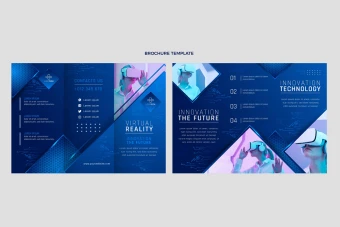 طرح لایه باز بروشور علمی و آموزشی و تکنولوژی  شماره 81