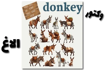 وکتور 15 عدد الاغ