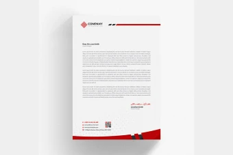 سربرگ شرکت قرمز