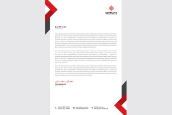 طرح سربرگ شرکت قرمز2،سربرگ شرکتی رنگ قرمز و سفید