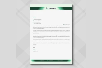 دانلود سربرگ شرکت رنگ سبز/سربرگ لوکس لایه باز فرمت فتوشاپ