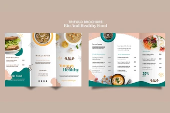 بروشور 3لت دورو برای تغذیه و رستوران