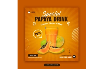 دانلود قالب پست لایه باز شبکه های اجتماعی