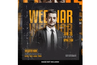 دانلود طرح لایه باز قالب پست شبکه های اجتماعی