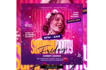 دانلود طرح لایه باز شبکه های اجتماعی سالن زیبایی