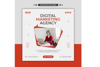 دانلود طرح لایه باز قالب پست شبکه های اجتماعی