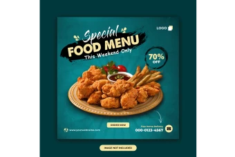 دانلود طرح لایه باز قالب پست اینستاگرام و شبکه های اجتماعی