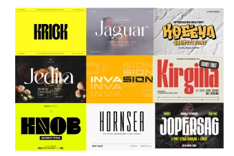 دانلود مجموعه 9 فونت حرفه ای و پریمیوم سری 3