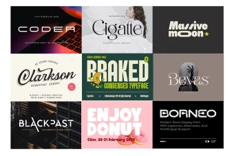 دانلود مجموعه 9 فونت حرفه ای و پریمیوم سری 14