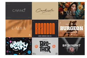 دانلود مجموعه 9 فونت حرفه ای و پریمیوم سری 15