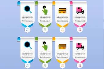 اینفوگرافی با دو فایل فتوشاپ و ایلاستریتور به همراه فایل png