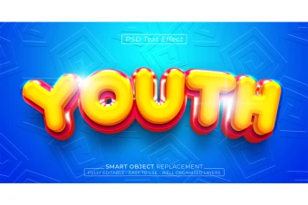 افکت متن سه بعدی لایه باز