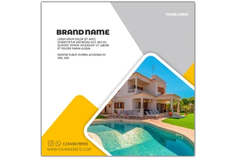 دانلود طرح لایه باز قالب پست اینستاگرام