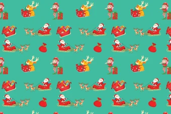 دانلود طرح لایه باز پترن بابانویل و کریسمس جهت چاپ دیجیتال