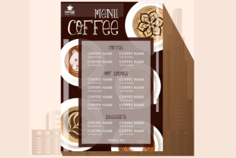 منو کافی شاپ لایه باز