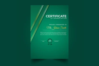 گواهینامه یا سرتیفیکت طرح سبز