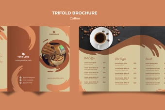 بروشور 3لت دورو برای قهوه خانه