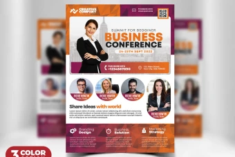 پوستر و تراکت تبلیغاتی برای کسب و کار برگزاری دوره آموزشی