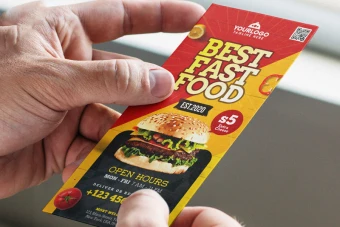 طرح کارت منو رستوران و کافی شاپ و ساندویچ