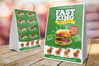 طرح منو رستوران و ساندویچ