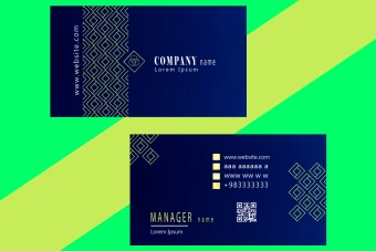 کارت ویزیت طلایی